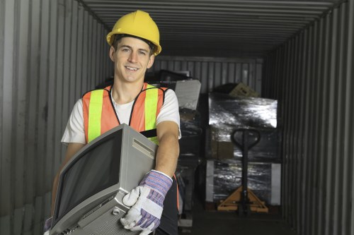 Recycling process in a Knightsbridge facility