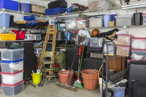 Satisfied homeowner after garage clearance